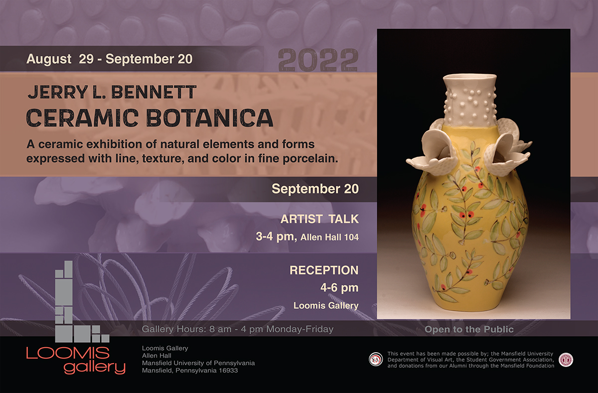 Image of the Ceramic Botanica exhibition poster